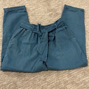 CJLA Carly Jean Los Angeles NWOT paper bag denim pants.